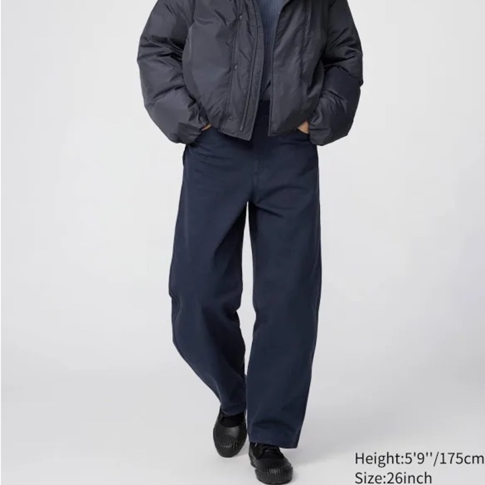 Uniqlo Indigo Barrel Jeans